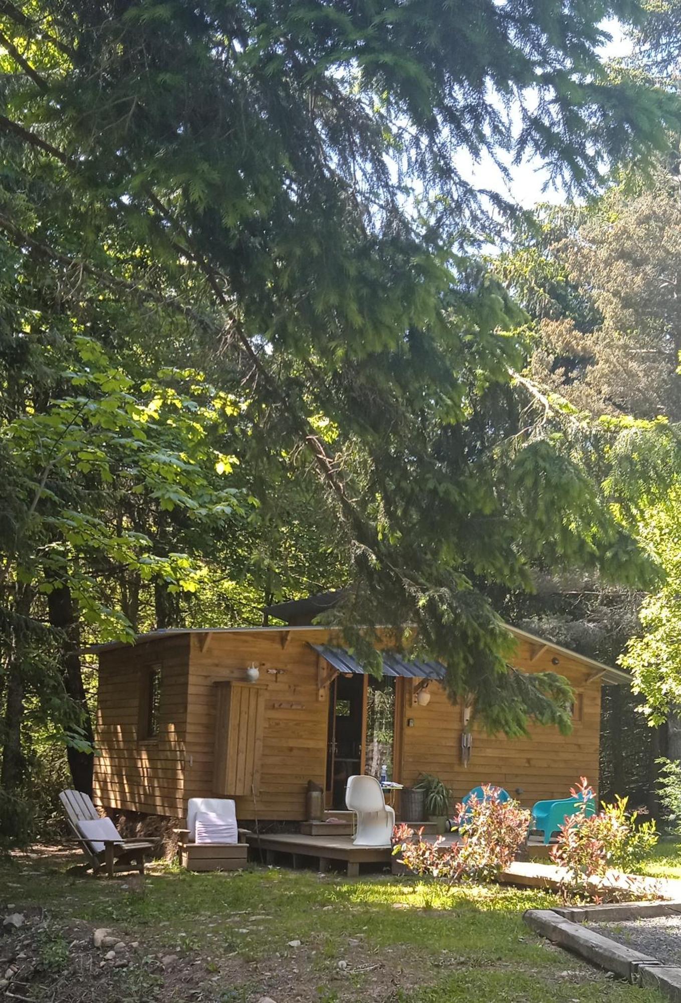 Chalet Libellule Domaine De La Mamounette Champclause Exterior photo